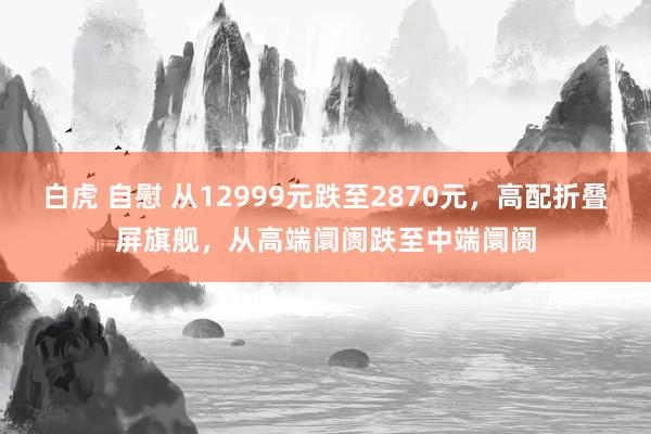 白虎 自慰 从12999元跌至2870元，高配折叠屏旗舰，从高端阛阓跌至中端阛阓