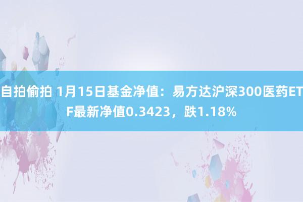 自拍偷拍 1月15日基金净值：易方达沪深300医药ETF最新净值0.3423，跌1.18%